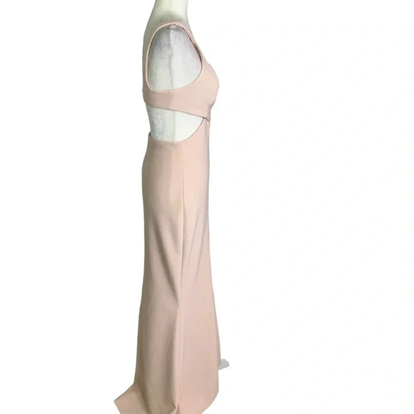 Significant Other Evie Cut Out Open Back Long Dress Blush Size 4 NWT - Picture 10 of 14